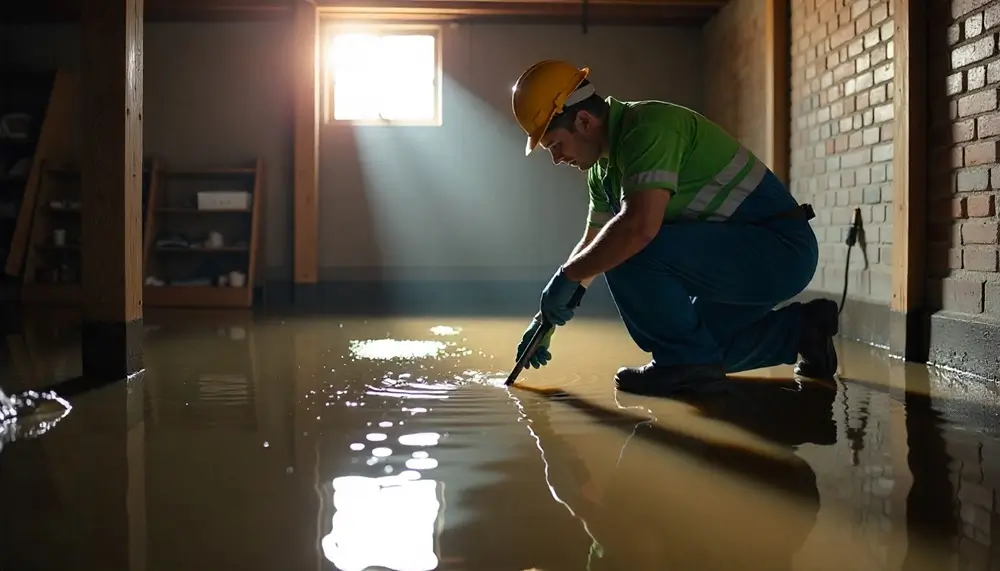 Professional water damage restoration services in Coral, MI